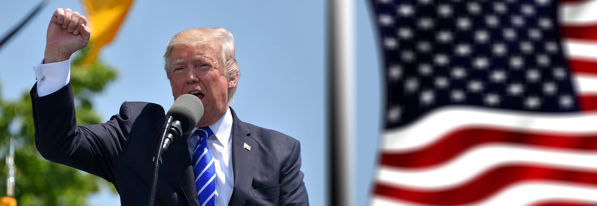 President Trump announcing auto import tariffs in 2025